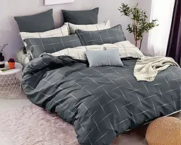 Постільна білизна LARA бязь d11354s сімейна 2х150х220 см