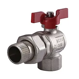 Кран кульовий кутовий з американкою Selba 3/4″ SL1543 - мініатюра 2