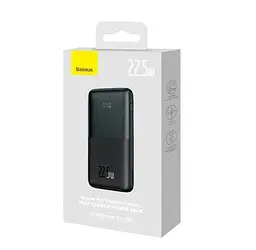 Power Bank Baseus Bipow Pro Digital Display Fast Charge Power Bank 10000mAh 22.5W Black (PPBD040001) (Уцінка, м'ята упаковка) - мініатюра 2