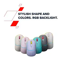 Мишка Canyon MW-22 Dual Band RGB Wireless Dark Cyan (CNS-CMSW22DC) - мініатюра 8