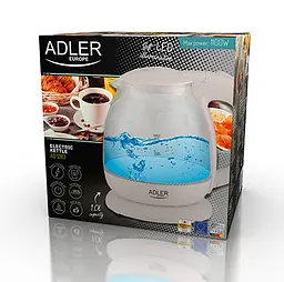 Чайник Adler AD 1283C Cappuccino скляний 1.0л - мініатюра 6