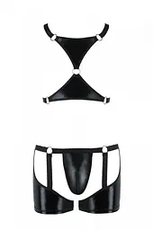 Комплект чоловічий Passion 047 SET ARON L/XL чорний - мініатюра 4