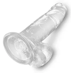 Фалоімітатор Pipedream King Cock 7 Inch, 17.8 см (прозорий) - мініатюра 4