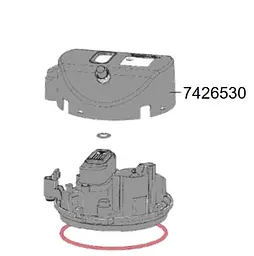 Кришка голови для зовнішнього фільтра Eheim classicVARIO+e 250 (2214) (7426530) - мініатюра 2