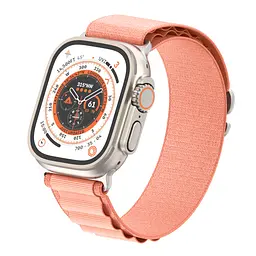Ремінець для Apple Watch 42 (Series 11-10)/41/40/38, рожевий, Alpine Loop Alpina Band, тканинний поліестеровий ремінець для смарт-годин, дихаючий, для активного відпочинку та спорту, ArmorStandart (ARM81050) - мініатюра 4