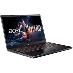 Ноутбук Ігровий Acer Nitro V 15 ANV15-52-7186 з процесором Intel Core i7-13620H pana la 4.9GHz, 15.6" Full HD, IPS, 165Hz, 16GB DDR4 RAM, 1TB SSD, NVIDIA® GeFor OS, Obsidian чорний - мініатюра 5