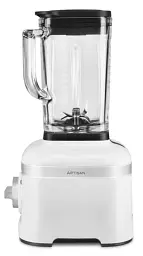 Блендер KitchenAid Artisan K400 1,4 л 5KSB4026EWH зі скляним стаканом білий - мініатюра 2