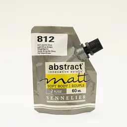 Акрилова фарба Sennelier Abstract, дой-пак, 60 мл, матова, Оливкова зелена світла (Light Olive Green)