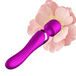 Вібратор B - Series Fox Dual Massager Pulsator 22.6 см (фіолетовий) - мініатюра 2