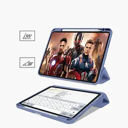Чохол-книжка BeCover Soft Edge TPU з кріпленням Apple Pencil для Apple iPad Pro 12.9 2020/2021/2022 Purple (711710) - мініатюра 3