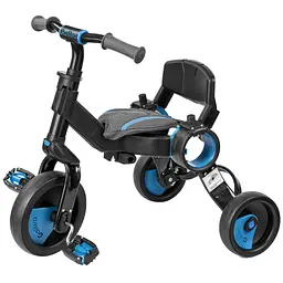 Триколісний велосипед Galileo Strollcycle Black синій (GB-1002-B) - мініатюра 3