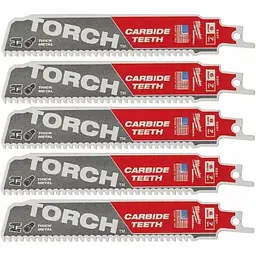 Полотно для шабельних пил TORCH CARBIDE MILWAUKEE, 150х3,1мм, (5шт), (метал)