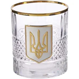 Подарунковий набір склянок Boss Crystal "Гербовий з тризубом" графін - мініатюра 3
