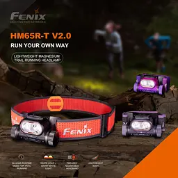 Ліхтар налобний Fenix HM65R-T V2.0 чорний - мініатюра 5