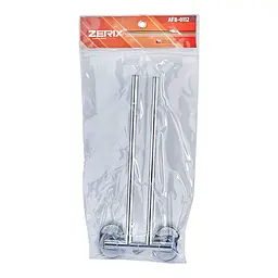 Тримач для рушника поворотний Zerix 2 планки AFB-0112 ZX5044 Хром - мініатюра 4