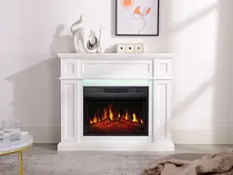 Камінокомплект ArtiFlame Linz AF23S білий з LED підсвічуванням - мініатюра 8