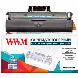 Картридж тон. WWM для Samsung ML-2160/2165W/SCX-3400 аналог MLT-D101S Black ( 1500 ст.) (LC56N) - мініатюра 1