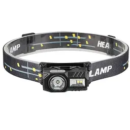 Ліхтар налобний T131-XPE+3SMD із сенсорним керуванням кліпса магніт Li-Ion акумулятор Type-C Чорний - мініатюра 3