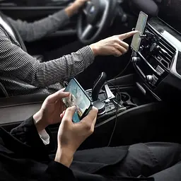 Автомобільний зарядний пристрій Baseus Grain Pro 4.8A 2USB (CCALLP-01) Black [67979] - мініатюра 6