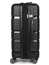 Валіза середня M поліпропілен Worldline Airtex 283 66×44×28см 80л Чорний - мініатюра 5