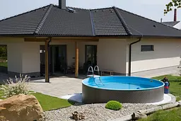 Басейн каркасний 4.6x1.2 м без фільтру, AZURO 402 DL RATTAN , з отворами 3EXB0338