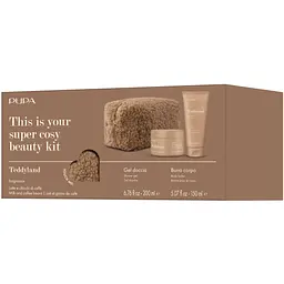 Набір в косметичці Pupa Teddyland Milk And Coffee Beans: Гель для душа 200 мл + Баттер для тіла 150 мл (8011607393244) - мініатюра 2