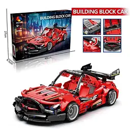 Конструктор A-Toys Автомобіль для перегонів 458 деталей гумові шини MB008 MB018 - мініатюра 2