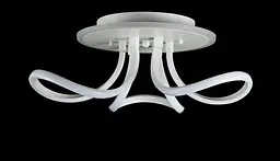 Люстра стельова LED Splendid Ray L78586/3, 104W, білий, сучасний стиль, з пультом, 3 лампи, 50 см