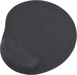 Килимок Gembird Gel Mouse Pad with Wrist Support black (MP-GEL-BK) - мініатюра 1
