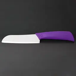 Ніж керамічний універсальний сантоку 13 см Purple (NS7KN5)