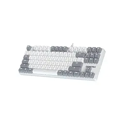 Клавіатура GamePro Genesis Metallic MK110W Outemu Red Switch USB UA White (MK110W) - мініатюра 2