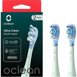 Насадка для зубної щітки Oclean UC01 G02 Ultra Clean Brush Head 2 шт. Green [6970810553512] [100960] - мініатюра 3