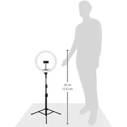 Тримач з кільцевим освітленням Joyroom JR-ZS228 AKL03 Fill light live holder 12" - мініатюра 2