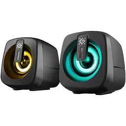 Акустична система 2.0 Defender J1, 6Вт, підсвітка, USB, чорна - мініатюра 2