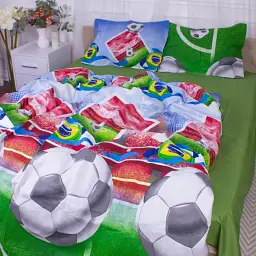Комплект постільної білизни в ліжечко дитячий MirSon 110х140 см Football Ranforce Elite - мініатюра 4