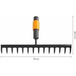 Граблі Fiskars QuikFit для грунту 14 зубів (1000653) - мініатюра 3