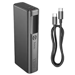 Портативний ЗП Power Bank Hoco Q17B Electric 130W 20000 mAh Space Gray - мініатюра 4