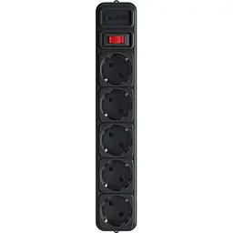 Мережевий фільтр Gembird SPG5-G-6B Black [128825] - мініатюра 1