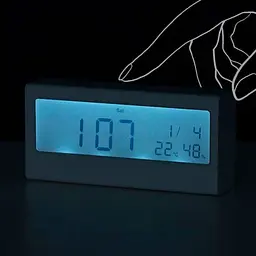 Годинник-термогігрометр Kaco Lemo Timer K1422 білий [104377] - мініатюра 4