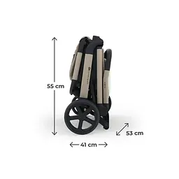 Прогулянкова коляска Kinderkraft Nubi 3 Sand Beige (KSNUBI03BEG0000) - мініатюра 9