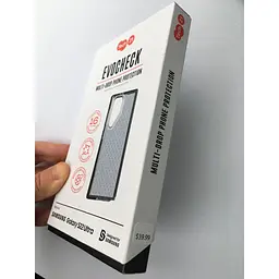 Оригінальний протиударний чохол Tech21 Evo Check Samsung Galaxy S22 Ultra Black T21-9377 - мініатюра 2