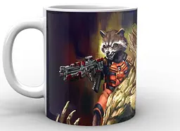 Кружка GeekLand Вартові Галактики Guardians of the Galaxy Guardians of the Galaxy Ракета і Грут GG.02.015 - мініатюра 3