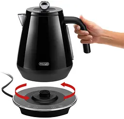 Електрочайник DeLonghi Eclettica SpecialTea KBY 2011 BK 1,7 л чорний - мініатюра 5