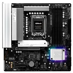 Материнская плата ASRock B860M PRO RS (B860M PRO RS) (Socket 1851, Intel B860, Micro-ATX)