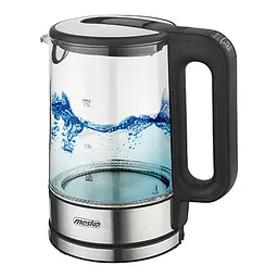 Електрочайник Mesko MS 1301 Black з регулятором темп.