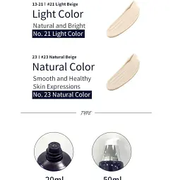 ВВ-крем для обличчя Eyenlip Lucent BB Cream №21 Light Beige 50 мл - мініатюра 2