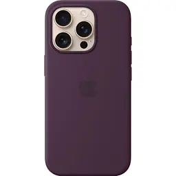 Чохол Silicone Case with MagSafe для Apple iPhone 16 Pro Plum AAA [116585]