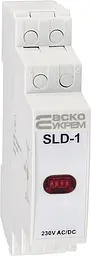 Сигнальний індикатор модульний SLD‑1 АСКО‑УКРЕМ (A0140030032) червоний - мініатюра 3