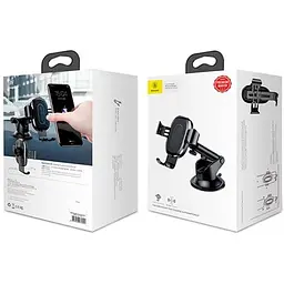 Автотримач BASEUS Wireless Charger Gravity Car Mount (Osculum Type) - мініатюра 2