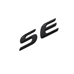 Емблема напис SE для Toyota чорна глянцева 62х17 мм пластик (на скотчі)